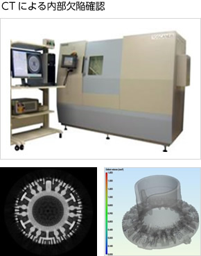 CTによる内部欠陥確認