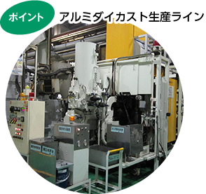 アルミダイカスト生産ライン