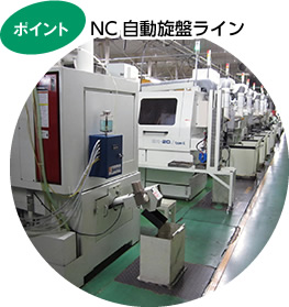 NC自動旋盤ライン