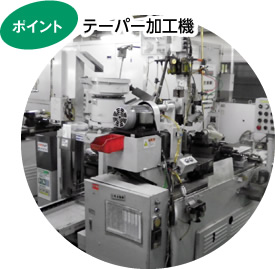 テーパー加工機